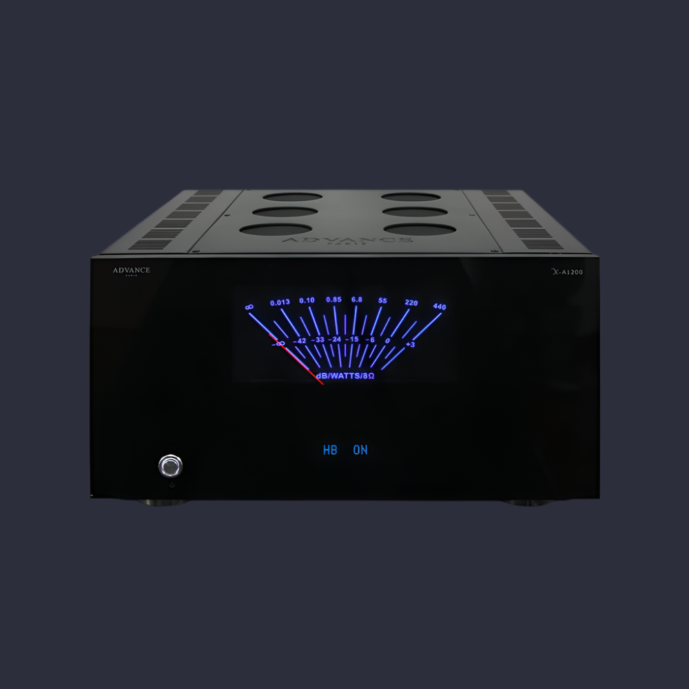 The X-A1200 mono power amplifier is designed to exceed expectations. Front image