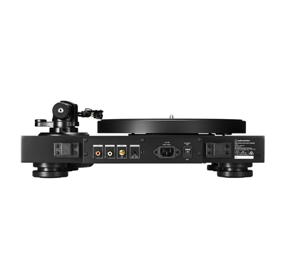 Audio Technica AT-LP8X Semi Automatic Direct Drive Turntable, rear of turntable