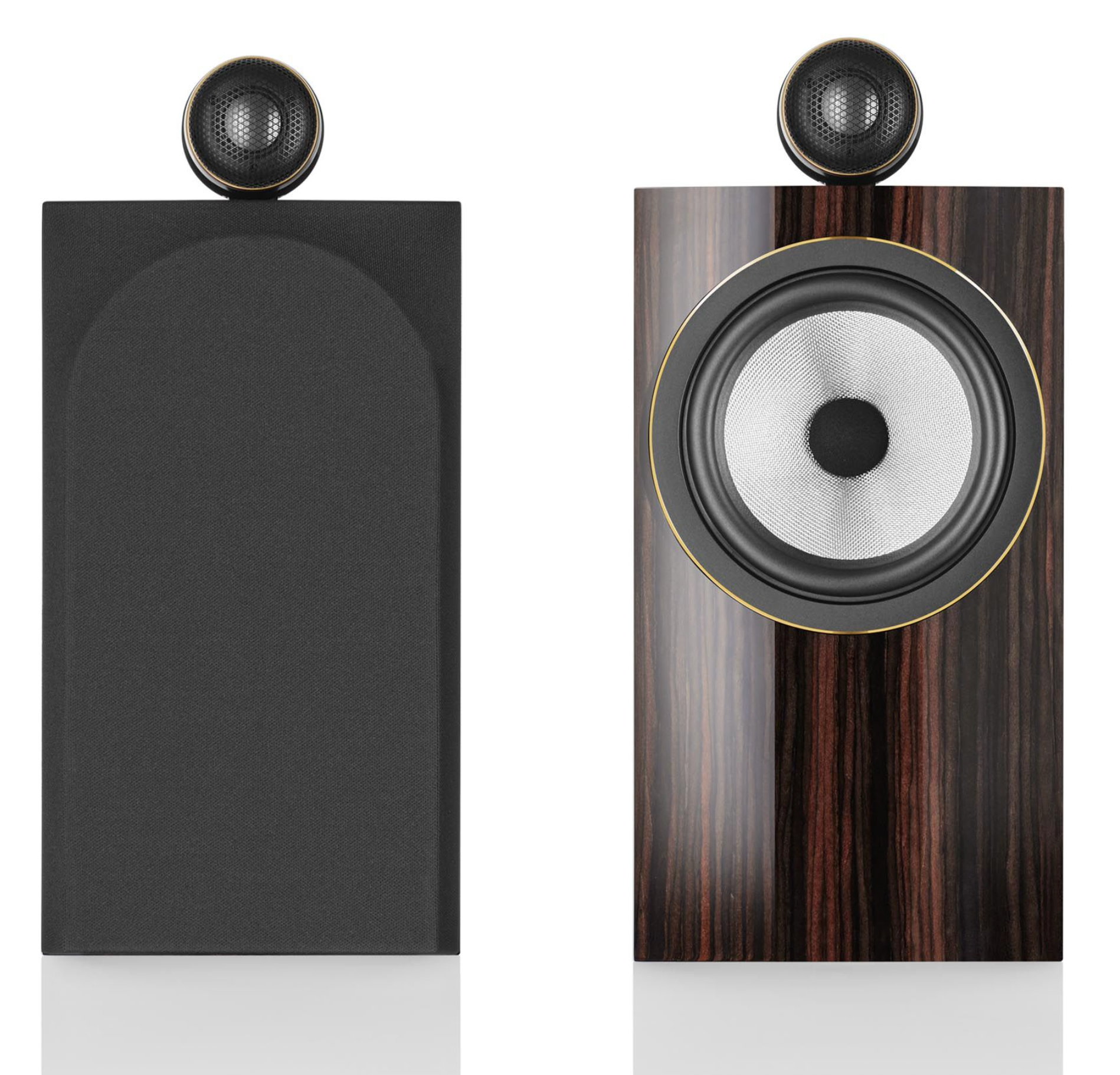 Bowers and Wilkins 705 S3 Signature bookshelf speakers in Datuk Gloss