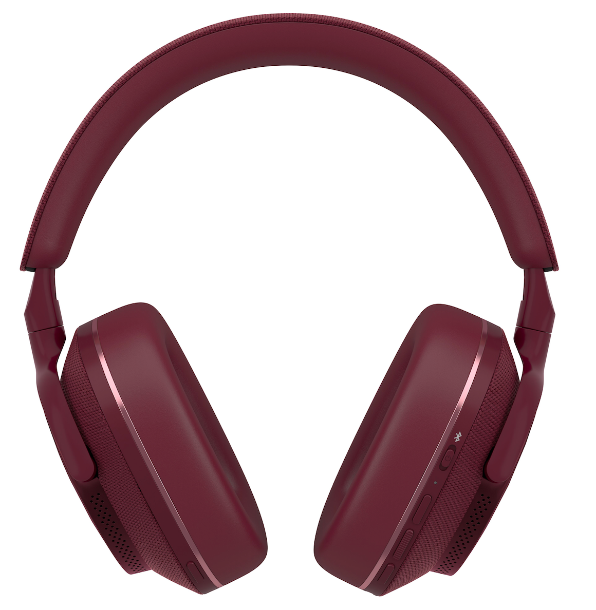 B&W Px7 S2e Noise Cancelling Headphones in Ruby Red, front