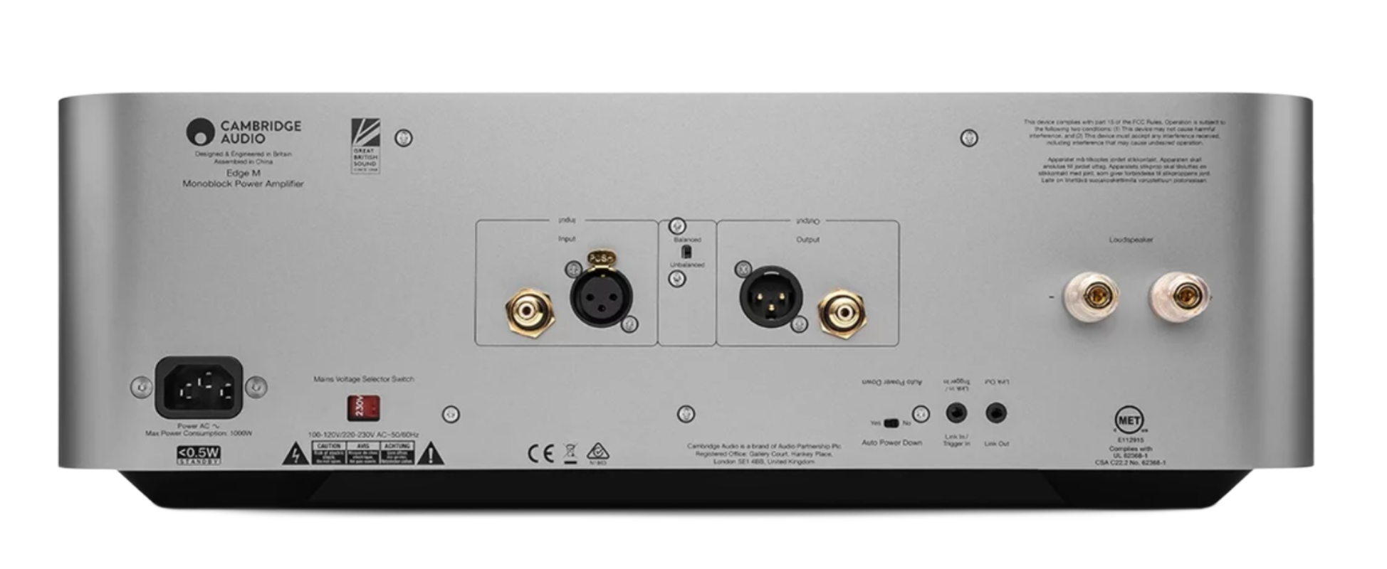 Cambridge Audio Edge M Monoblock Power Amplifier 