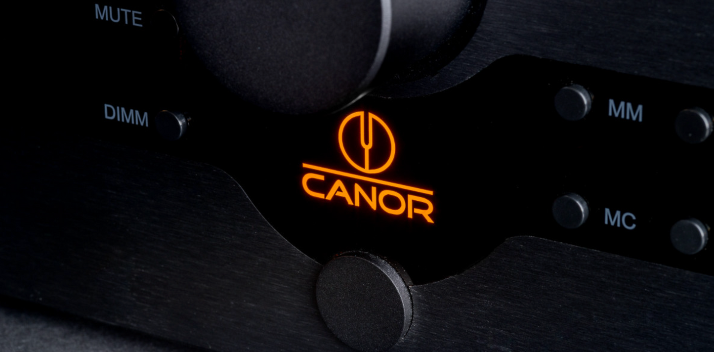 Canor PH 2.10 Tube Phono Preamplifier, Black, MM & MC