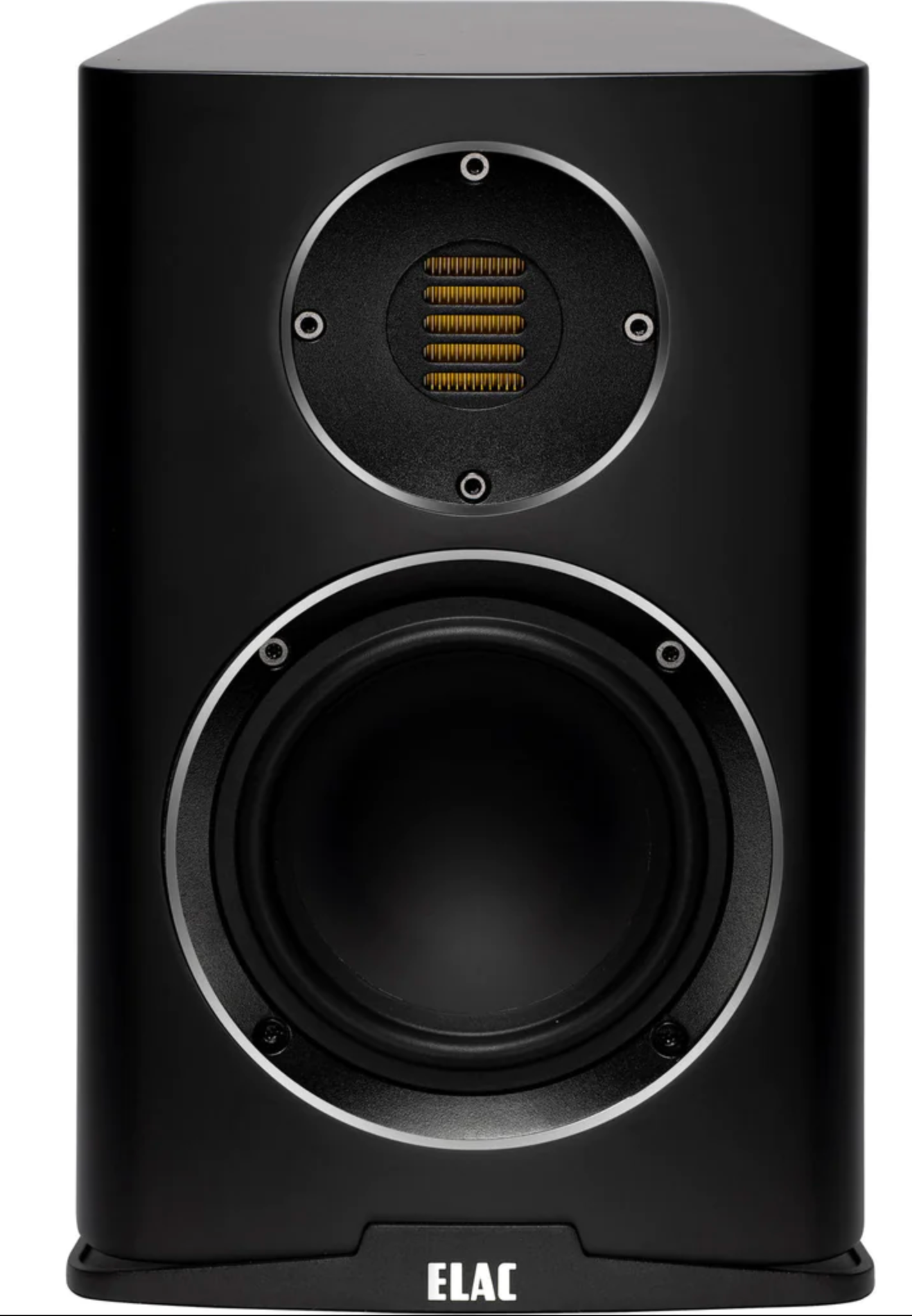 Elac Carina BS 243.4 Bookshelf Speakers black front no grille