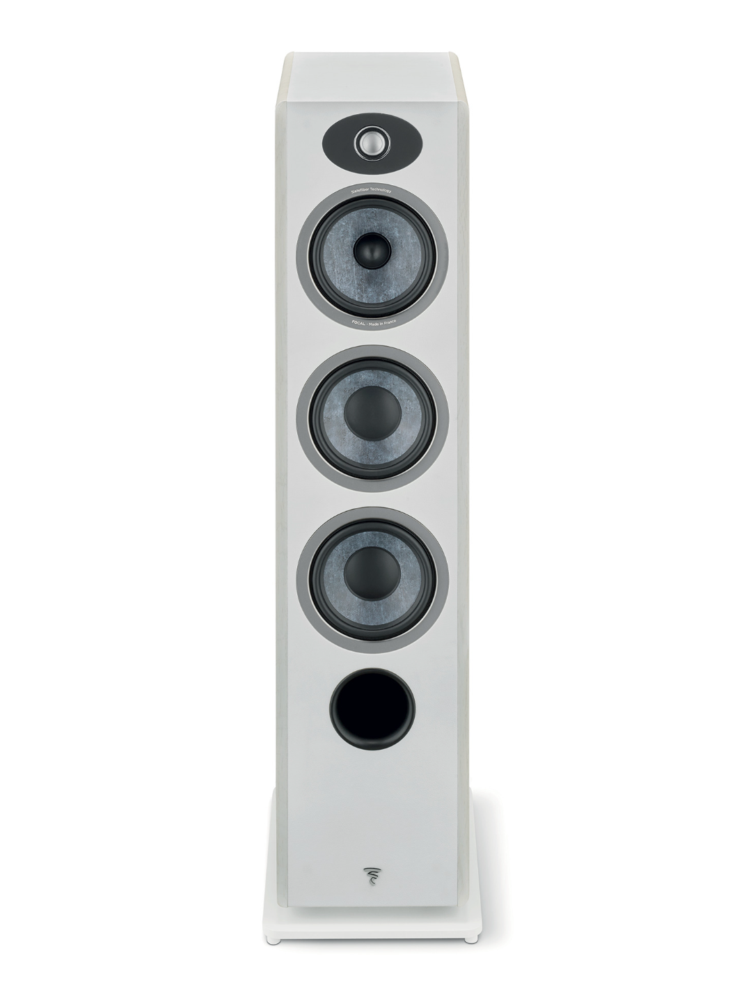 Focal Vestia No.2 3-Way Floorstanding Speakers in Light Wood, front view, no grille