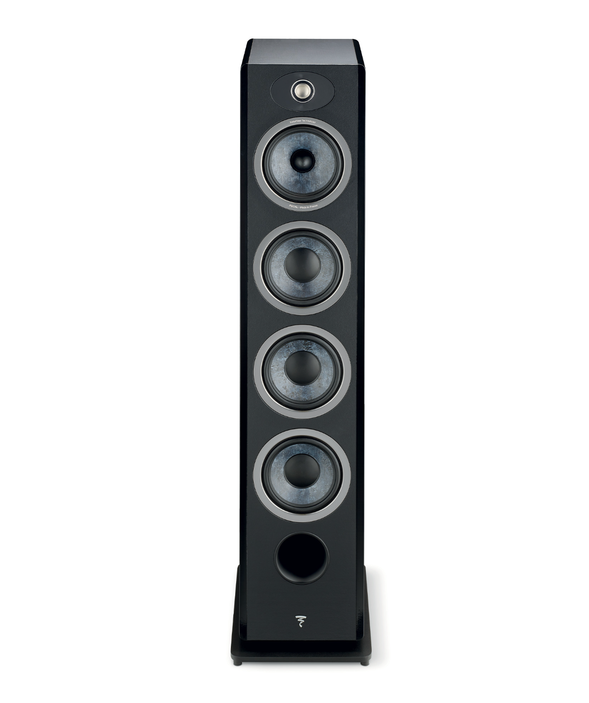 Focal Vestia No.3 3-Way Floorstanding Speakers in Black, front view