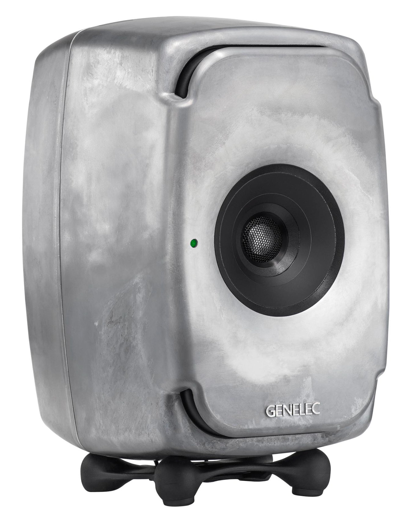 Genelec 8331A SAM Active Studio Monitors in Raw. Angled image