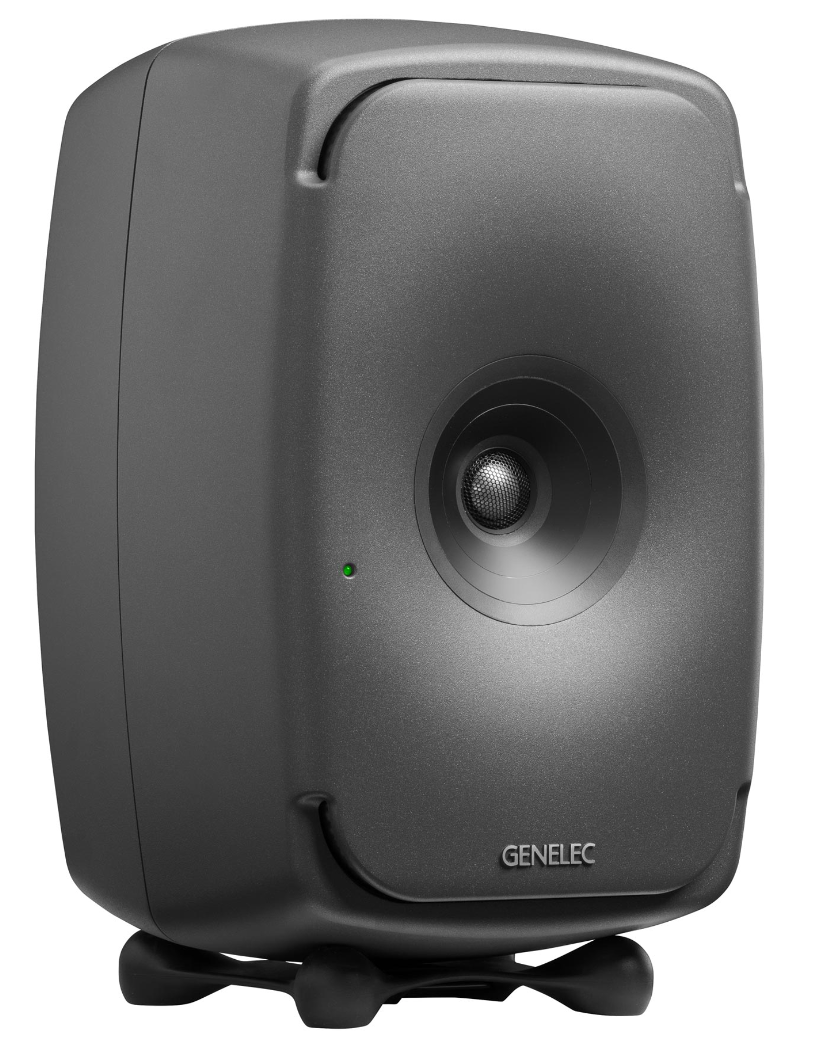 Genelec 8351B SAM Powered Studio Monitors in Dark Gray - angled image