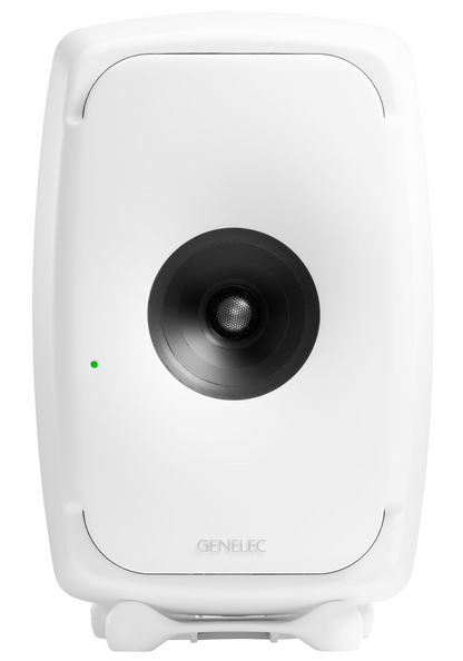 Genelec 8351B SAM Powered Studio Monitors in White - front image