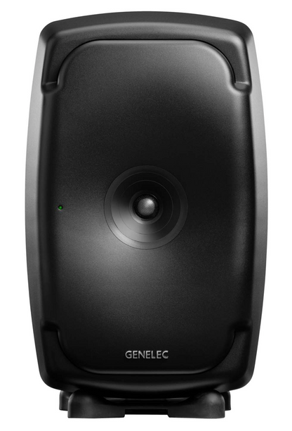 Genelec 8361A SAM Active Studio Monitors in Black. Front image