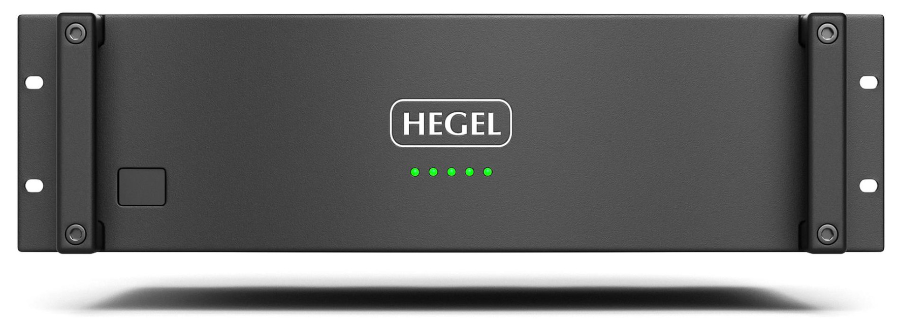 HEGEL C55 5 Channel Power Amplifier, front of unit