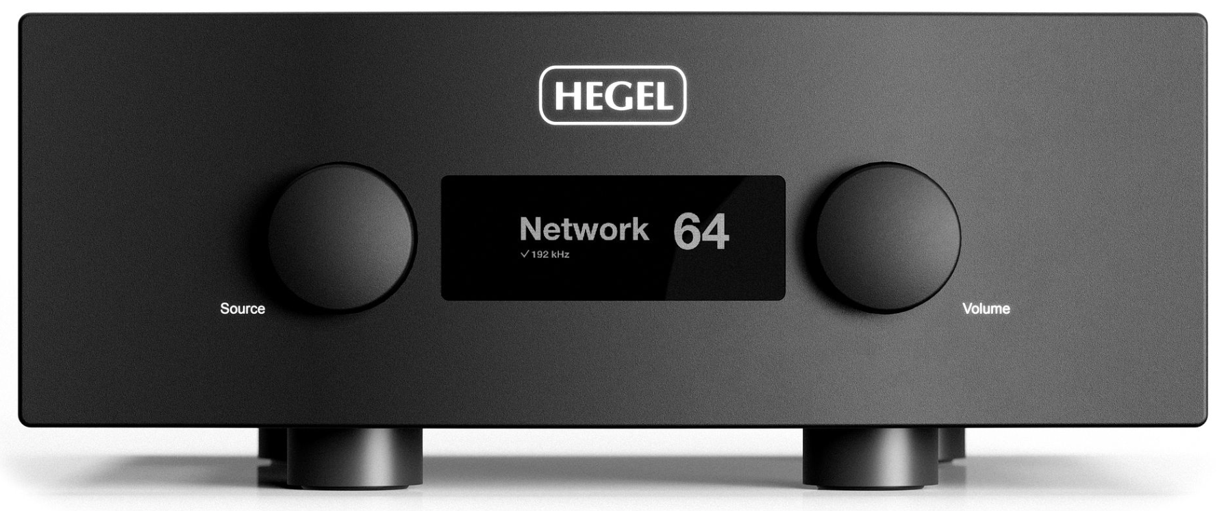 Hegel H600 Integrated Amplifier, front of unit