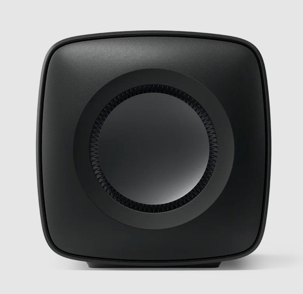 KEF KC62 Dual 6" Subwoofer in Carbon Black, front image