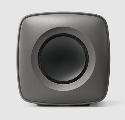 KEF KC62 Dual 6" Subwoofer in Titanium Gray, front image