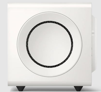 KEF KC92 Dual 9" Subwoofer in White, front  view