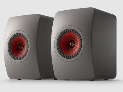 KEF LS50 Meta Passive bookself speakers - Pair image in titanium