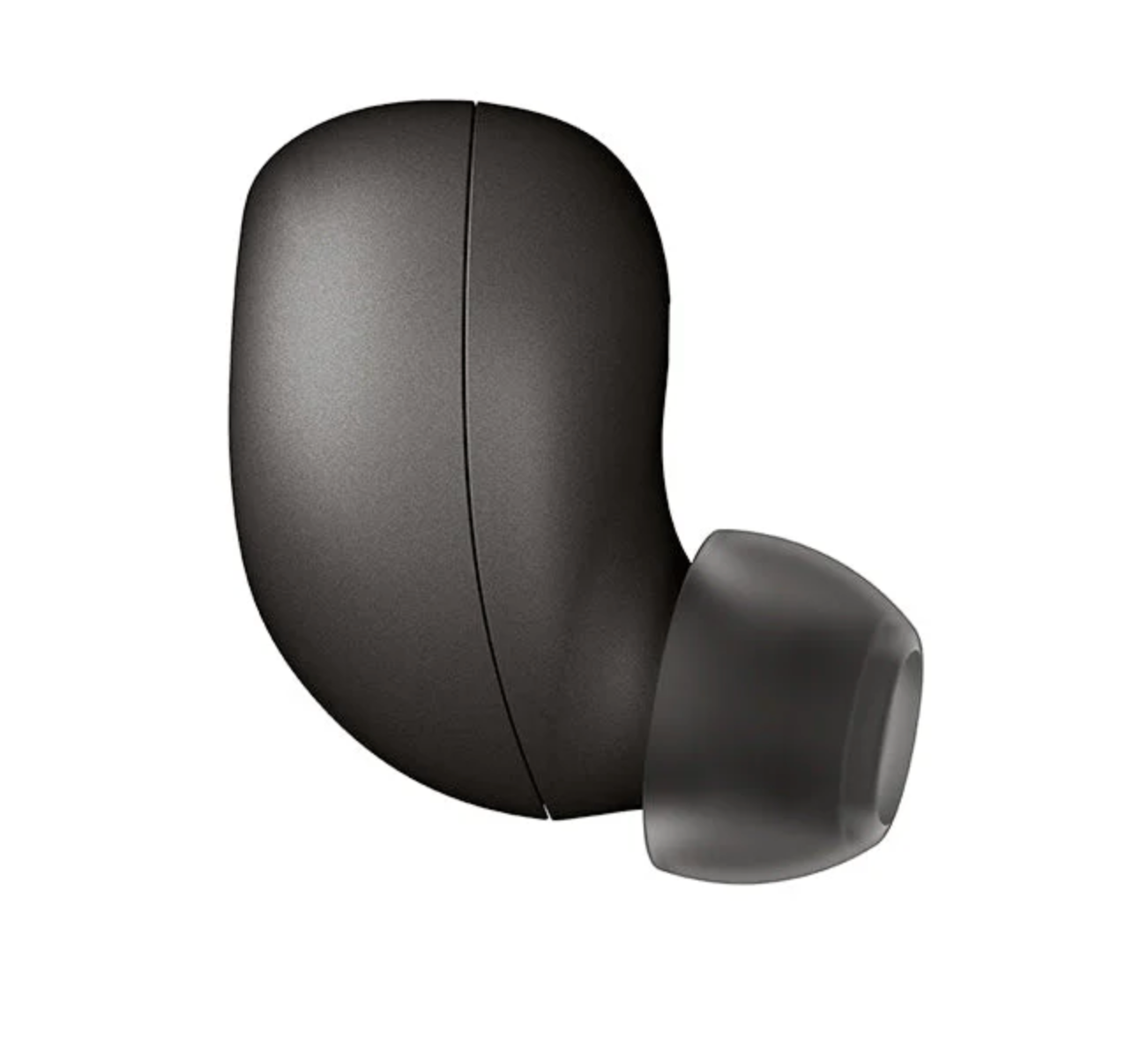 KEF Mu3 Noise Cancelling True Wireless Earbuds in Charcoal Grey, profile