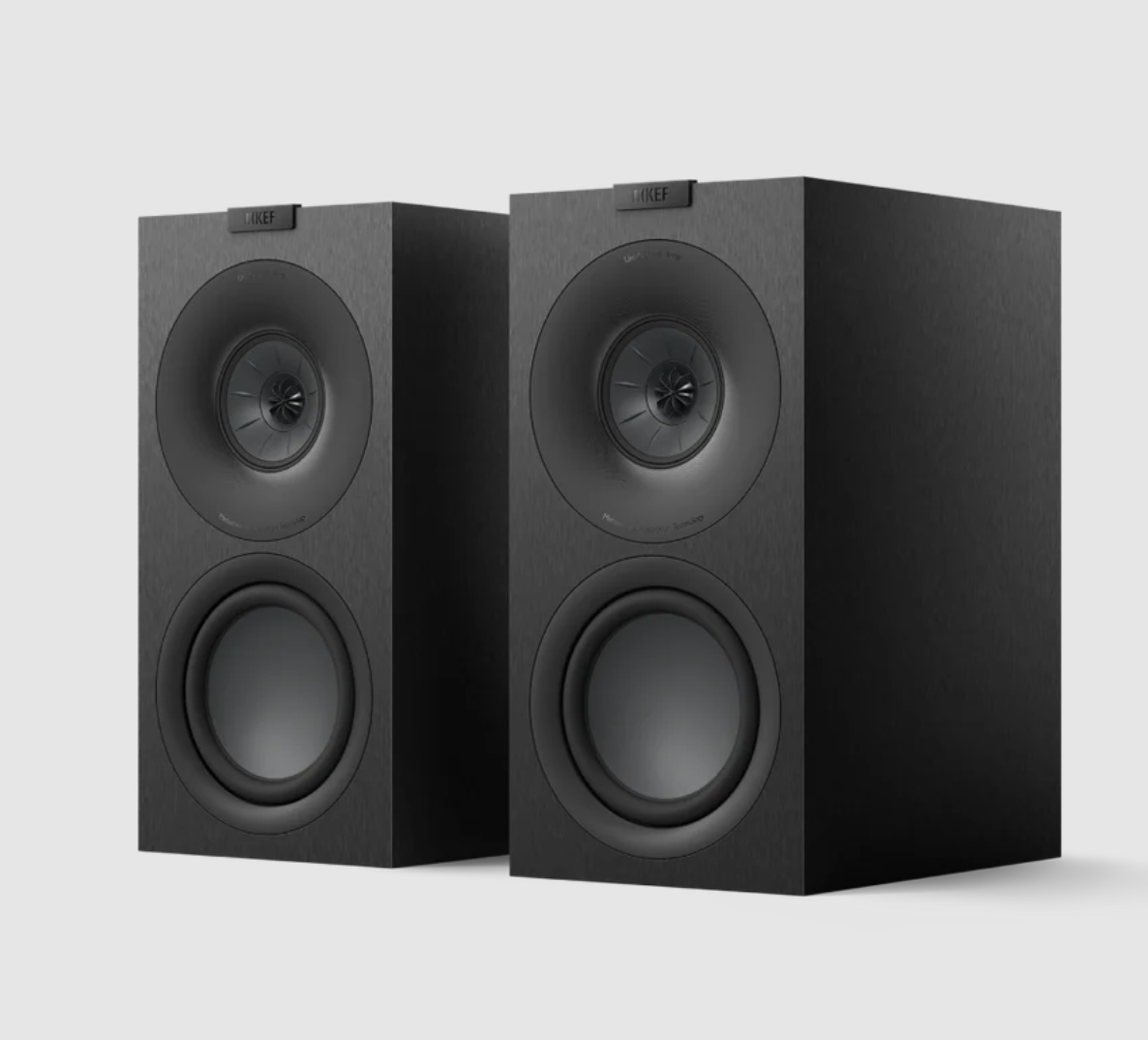 KEF Q Concerto Meta 3-way Bookshelf Speakers.  Pair in Satin Black