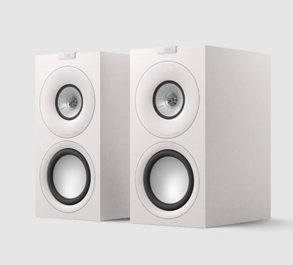 KEF Q Concerto Meta 3-way Bookshelf Speakers.  Pair in Satin White