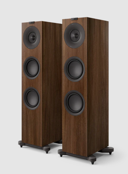 KEF Q7 Meta 3-way Floorstanding Speakers in Walnut