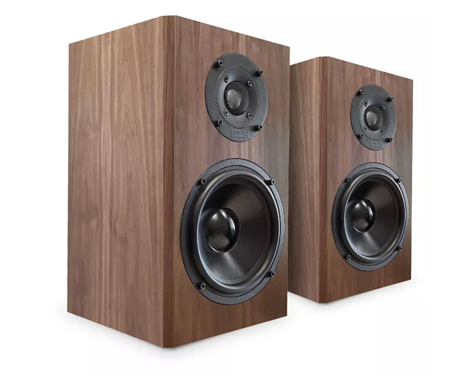 KLH Kendall 2B  Bookshelf Speakers in English Walnut Pair, without grille