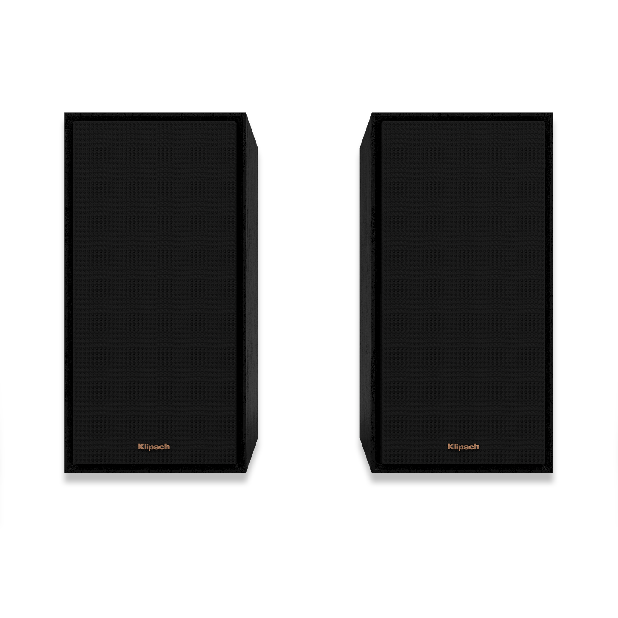 Klipsch R 50 M Ebony Bookshelf Speakers with Grille. Front image