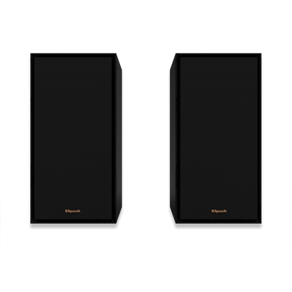 Klipsch R 50 M Ebony Bookshelf Speakers with Grille. Front image