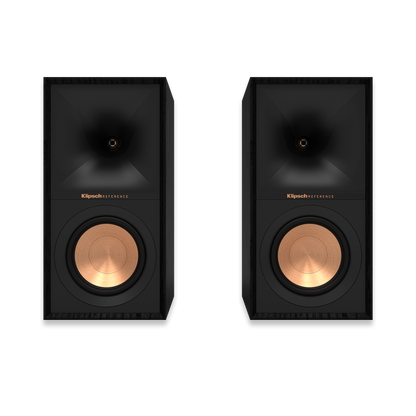 Klipsch R 50 M Ebony Bookshelf Speakers without Grille. Front image