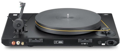 Mobile Fidelity Ultradeck Turntable + UltraGold MC Cartridge. Rear panel Image