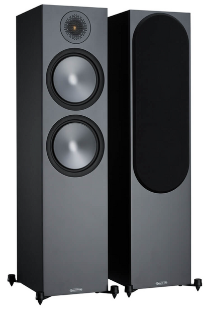 Monitor Audio Bronze 500 Floorstanding Speakers, pair in black