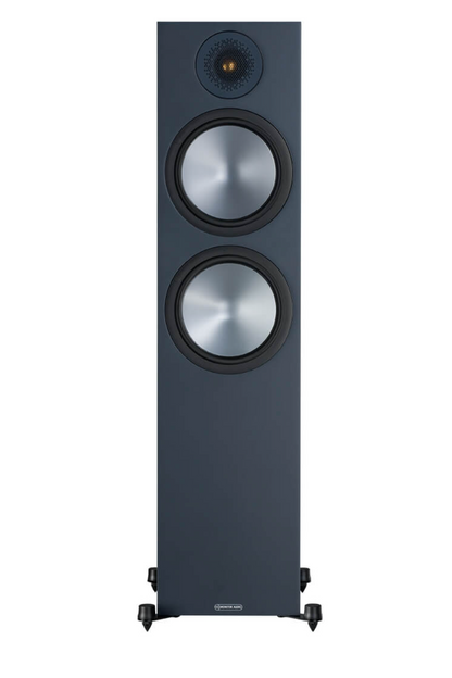 Monitor Audio Bronze 500 Floorstanding Speakers.  Individual speaker shown in black