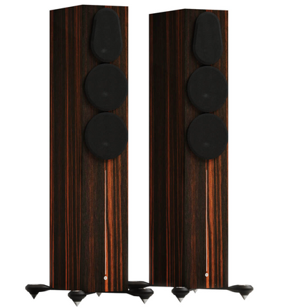 Monitor Audio Gold 300 6G Floorstanding Speakers (pair) in Macassar Wood Veneer with Grille