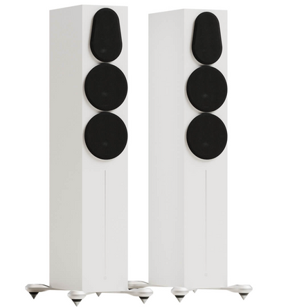 Monitor Audio Gold 300 6G Floorstanding Speakers (pair) in Satin White with Grille