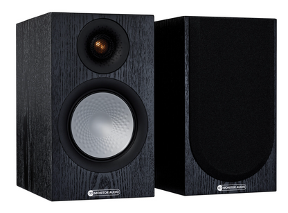 Monitor Audio Silver 50 7G Bookshelf Speakers (pair) in Black Oak