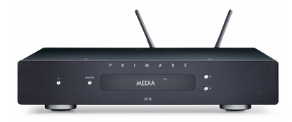 Primare SC15 Prisma MK2 Network Player and DAC in black, front of unit