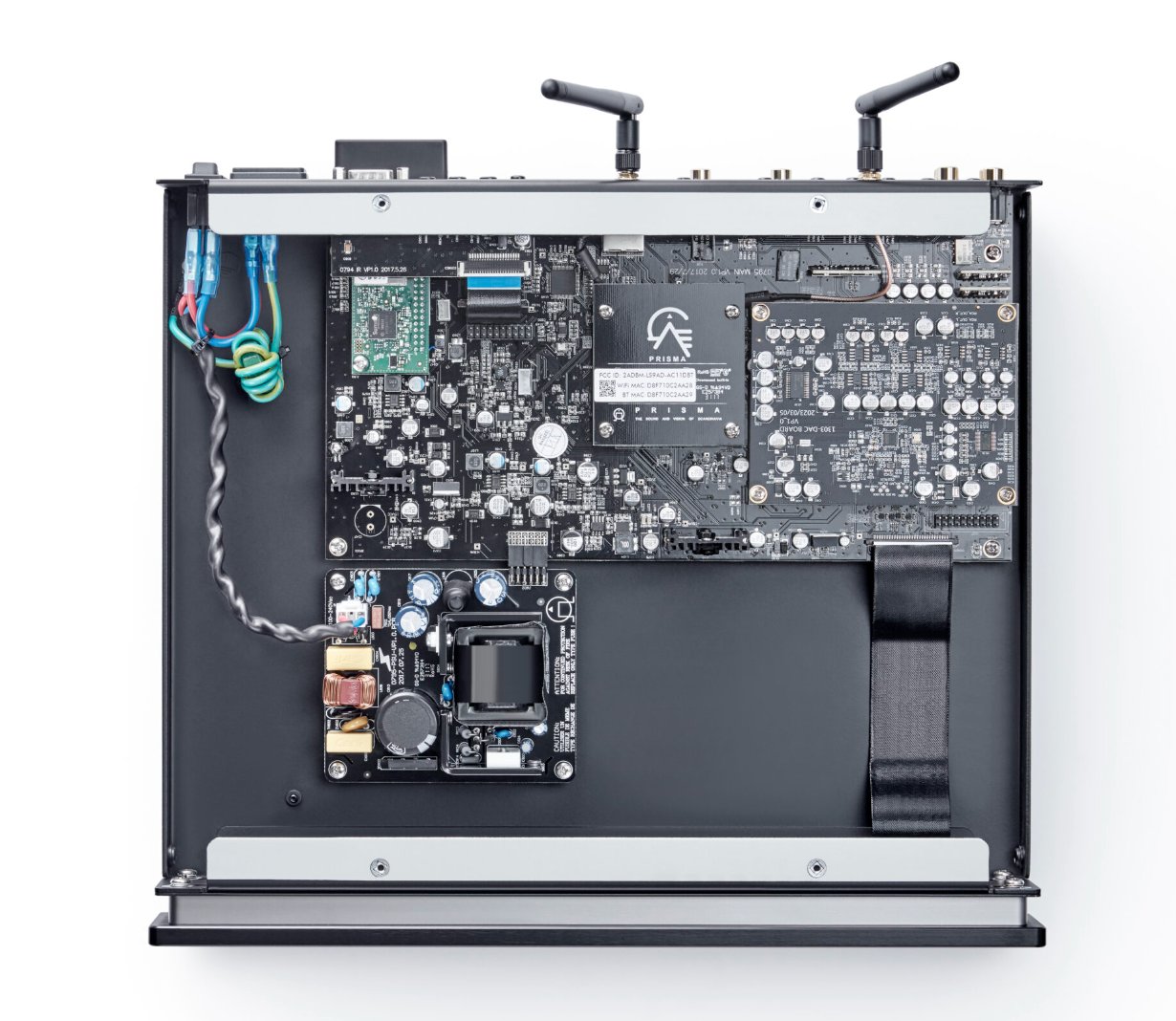 Primare SC15 Prisma MK2 Network Player and DAC inside circuitry