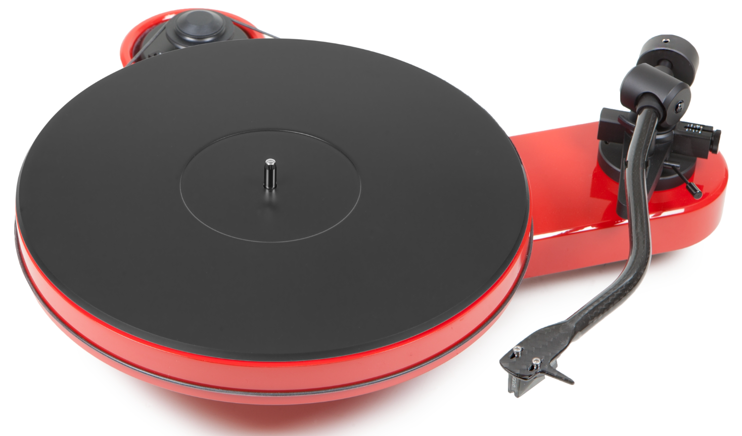 ProJect RPM 3 Carbon Turntable with Ortofon 2M Silver Cartridge in gloss red