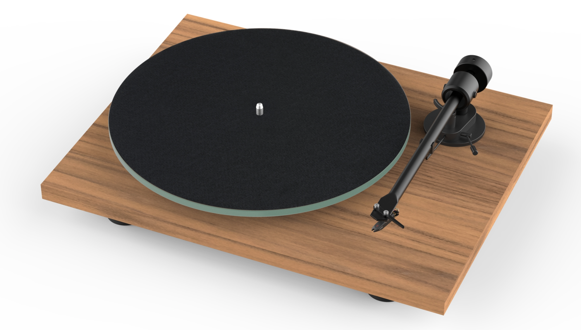 ProJect T1 EVO BT Turntable with Ortofon OM 10 Cartridge in Walnut