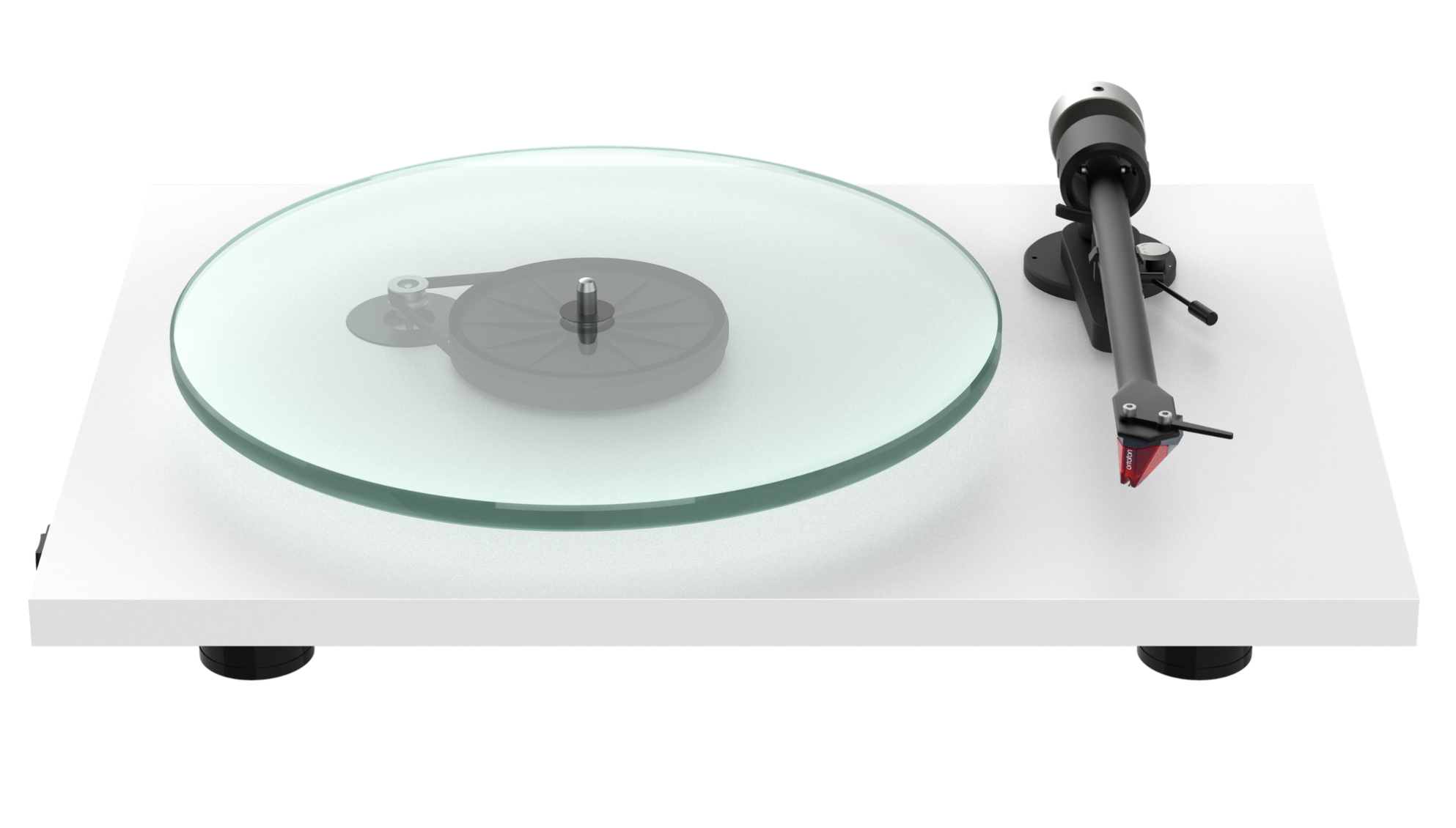 ProJect Audio T2 Super Phono Turntable with Ortofon 2M Red Cartridge in Satin White