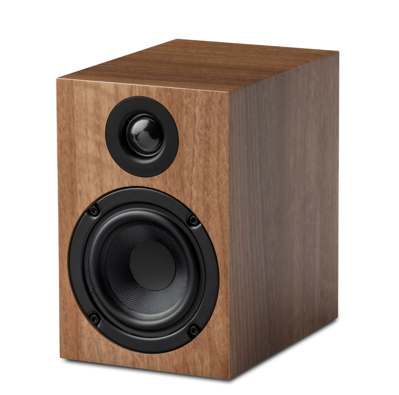 ProJect Speaker Box 3 E Bookshelf Speaker in Walnut, front no grille