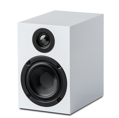 ProJect Speaker Box 3 E Bookshelf Speaker in high gloss white, front no grille