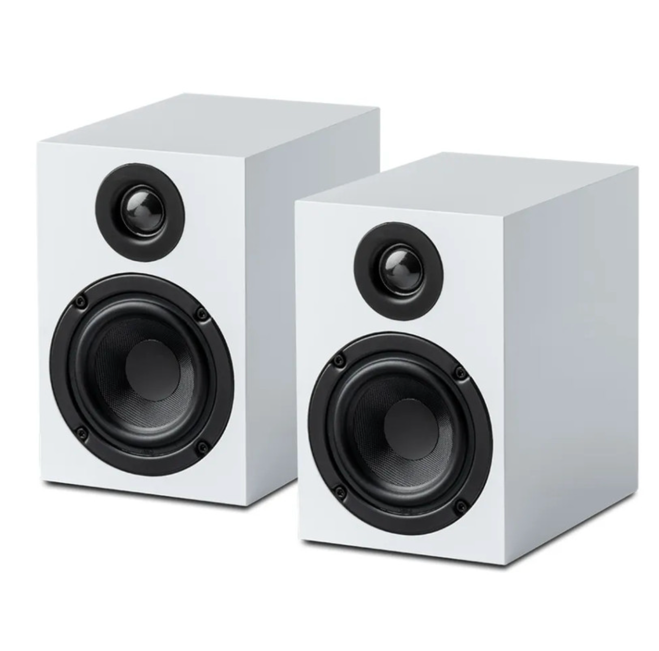 ProJect Speaker Box 3 E Bookshelf Speakers, pair in high gloss white