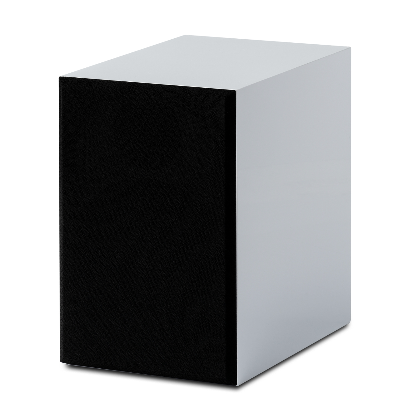 ProJect Speaker Box 3 E Bookshelf Speaker in high gloss white, front with grille