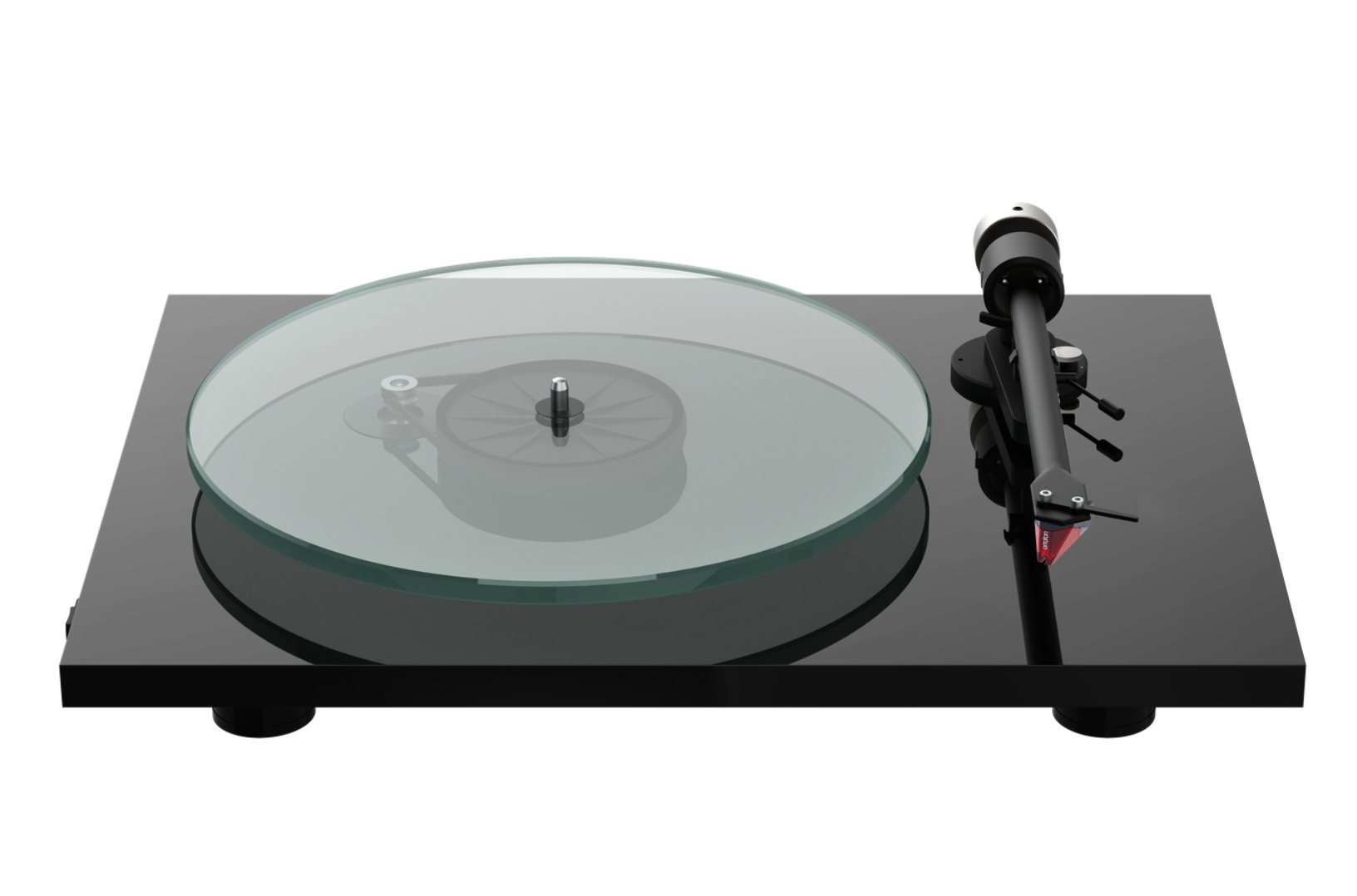 ProJect T2 Turntable with Ortofon 2M Red Cartridge, in Piano Black