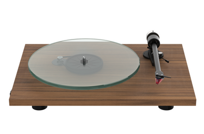 ProJect T2 Turntable with Ortofon 2M Red Cartridge, in Walnut