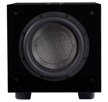 REL Carbon Special subwoofer, black front, no grille