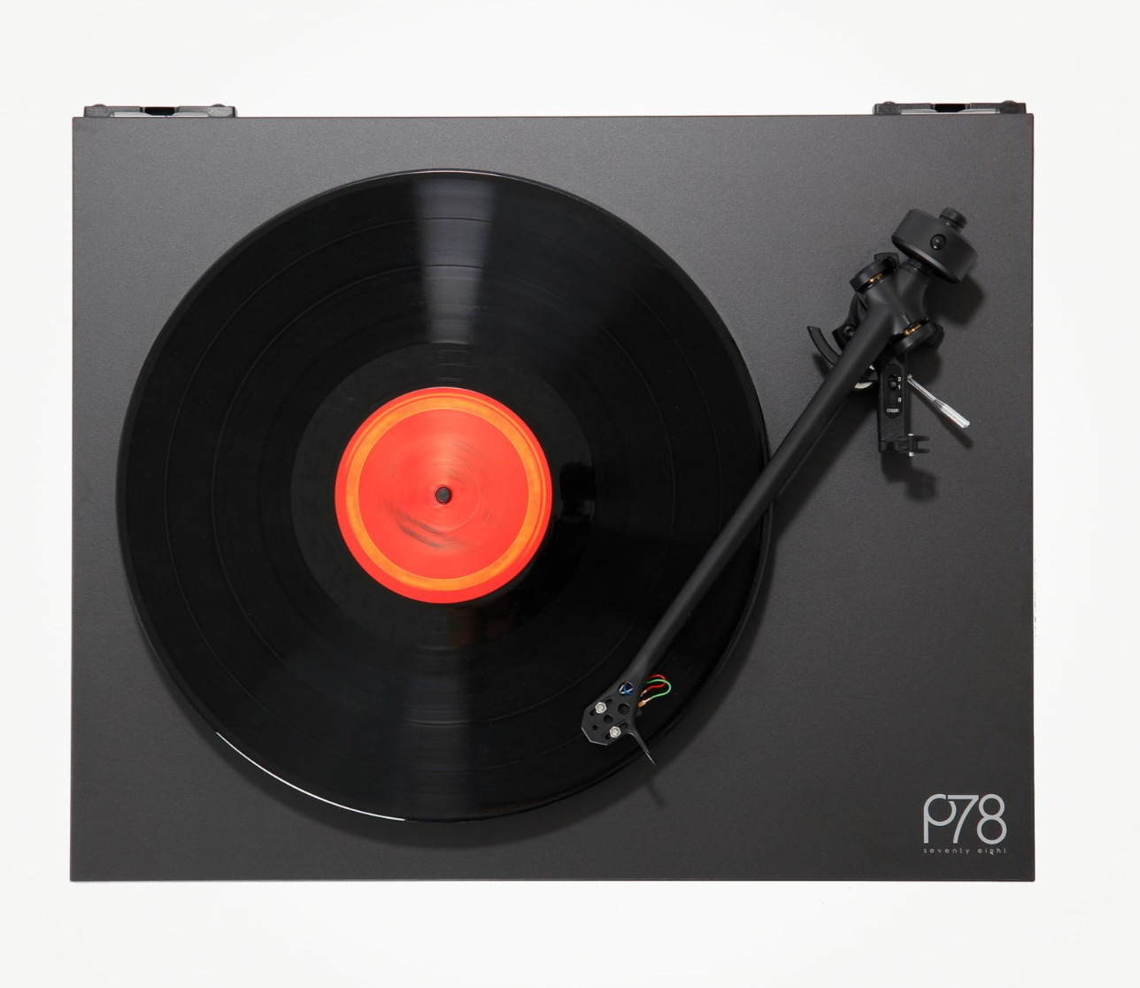 Rega Planar 78 Turntable, overhead view