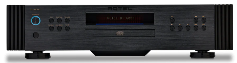 Rotel Diamond Series DT-6000 DAC Transport.  Black front Image