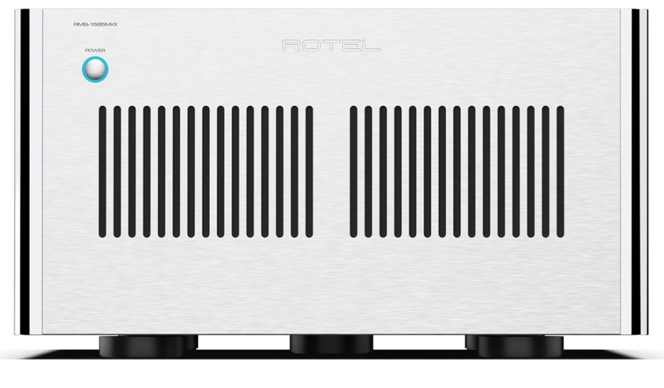 Rotel RMB-1587 MKII Multi-Channel Power Amplifier. Silver front image