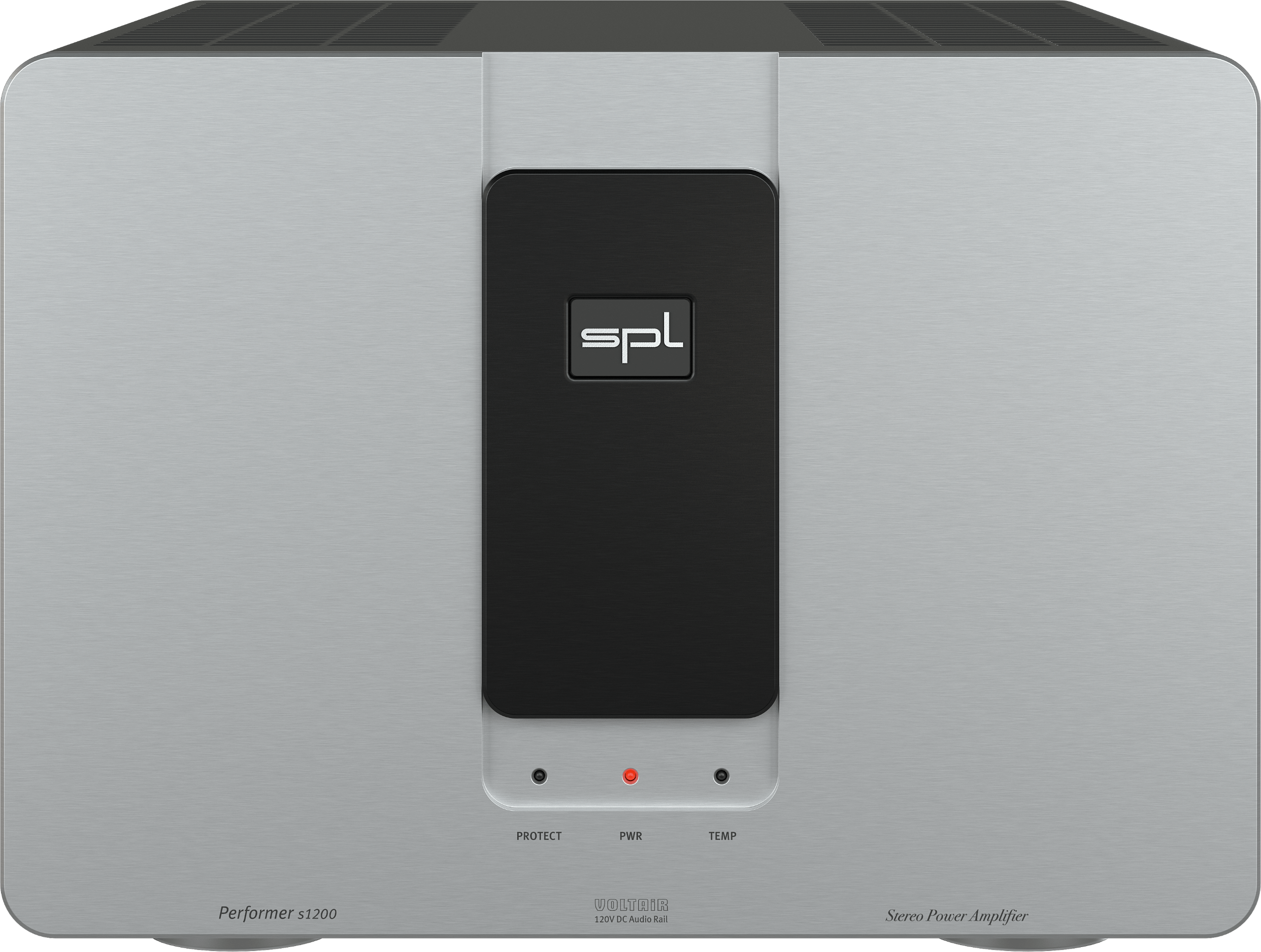 SPL Audio Performer s1200 Stereo Power Amplifier in silver with black insert