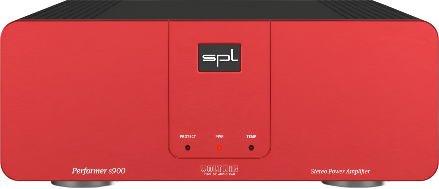 SPL Audio Performer s900 Stereo Power Amplifier in red